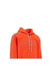 Neoprene Logo Drawstring Hoodie Coral - GUCCI - BALAAN 3