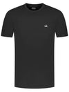 Logo Short Sleeve T-Shirt Black - CP COMPANY - BALAAN 2