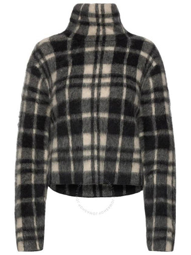 Polo Ralph Lauren Plaid Alpaca-Blend Sweater, Size Medium - POLO RALPH LAUREN - BALAAN 1