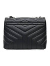 Matelasse Lulu Quilted Small Shoulder Bag Black - SAINT LAURENT - BALAAN 4