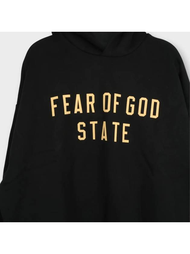 Fleece Hoodie Black - FEAR OF GOD ESSENTIALS - BALAAN 6