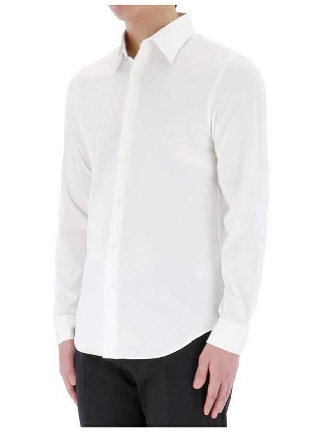 Structure Knit Sylvain Long Sleeve Shirt White - THEORY - BALAAN 4