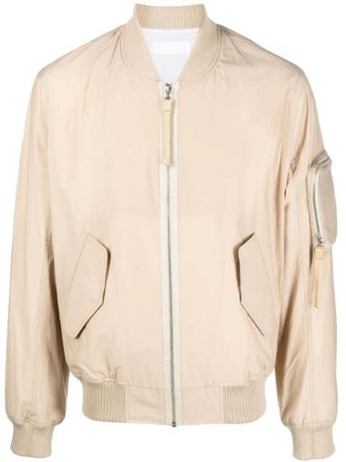 Logo Print Bomber Jacket N01HM101 - HELMUT LANG - BALAAN 1