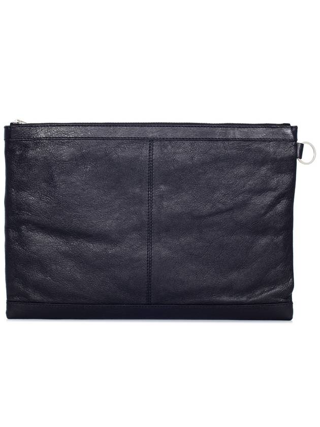 Clip Large Clutch Bag Black - BALENCIAGA - BALAAN.