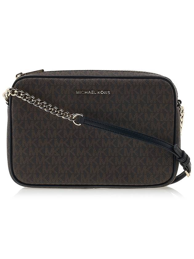 Jet Set Chain Cross Bag Dark Brown - MICHAEL KORS - BALAAN 2