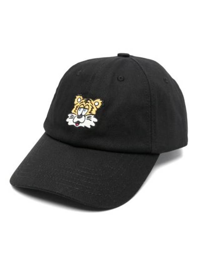 Tiger Embroidery Ball Cap Black - KENZO - BALAAN 1