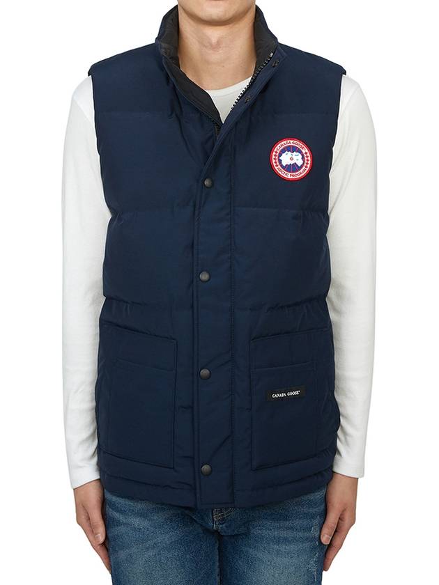 Freestyle Crew Vest Blue - CANADA GOOSE - BALAAN 3