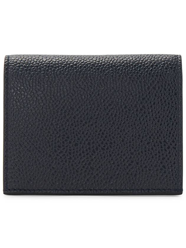 Double Card Wallet Navy - THOM BROWNE - BALAAN 3