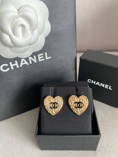 Heart CC logo earrings ABC948 - CHANEL - BALAAN 1