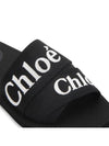 Woody Logo Slide Slippers Black - CHLOE - BALAAN 7