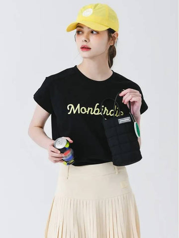 Artwork loose fit sleeveless t-shirt BLACK - MONBIRDIE GOLF - BALAAN 1