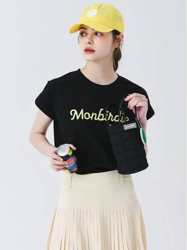 Artwork loose fit sleeveless t-shirt BLACK - MONBIRDIE GOLF - BALAAN 6