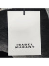 Women's Yenky Flocked Logo Tote Bag Black - ISABEL MARANT - BALAAN 9