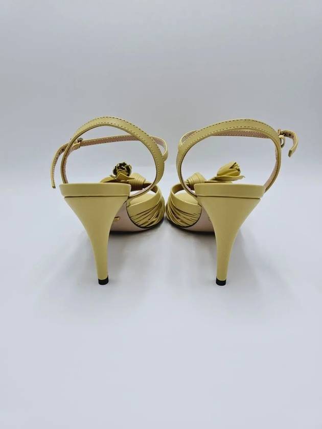 Gucci Lovelight Flower Sandals Heel Butter - GUCCI - BALAAN 6