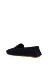 Suede Loafers Navy - PRADA - BALAAN 4