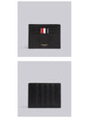 Note Compartment Card Wallet Black - THOM BROWNE - BALAAN 5