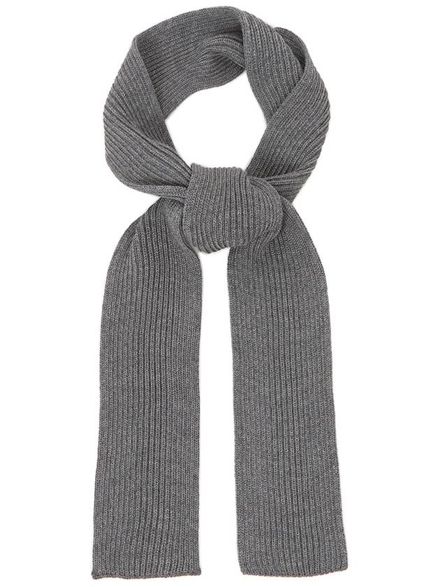 Wool Muffler Grey - ANDERSEN-ANDERSEN - BALAAN 4