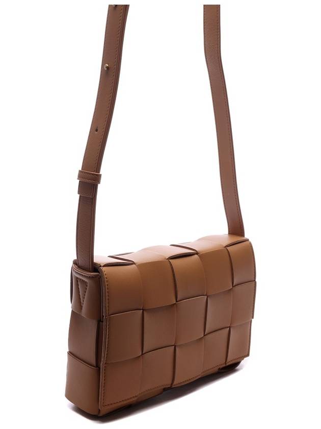 Intrecciato Cassette Cross Bag Caramel - BOTTEGA VENETA - BALAAN 4