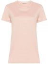 Cotton Jersey Short Sleeve T Shirt Light Pink - MONCLER - BALAAN 2