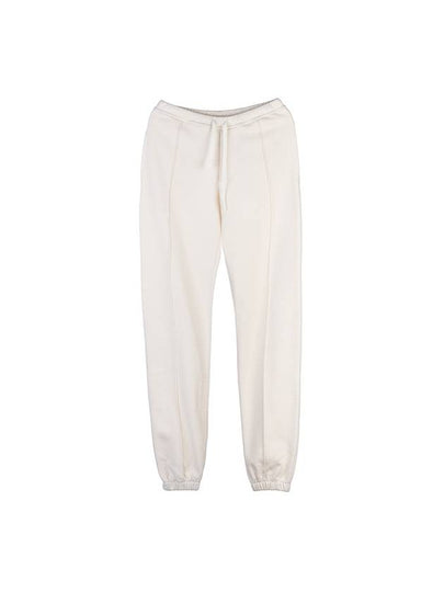 Couture Label Cotton Wool Track Pants Ivory - DIOR - BALAAN 2