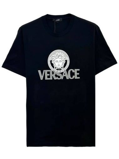 Medusa Logo Short Sleeve TShirt 1014226 - VERSACE - BALAAN 1