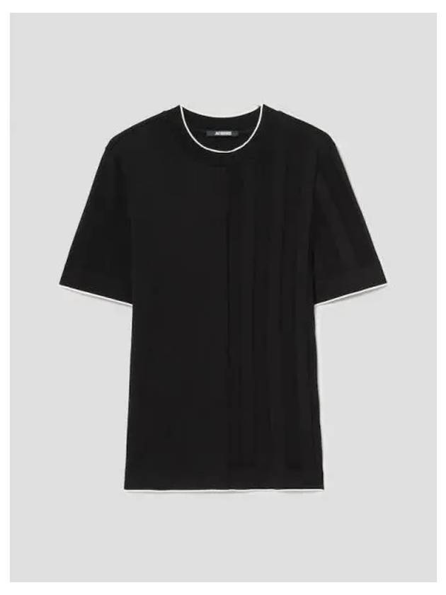 Jacquemus Men s Le T shirt Blouse Southern Tricot Black Domestic Product GM0024080868184 - JACQUEMUS - BALAAN 1