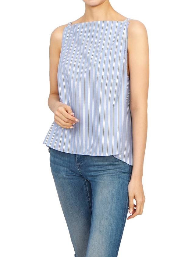 24 ss cotton poplin CAMISOLE shirt 2407305458 B0031072487 - SACAI - BALAAN 7