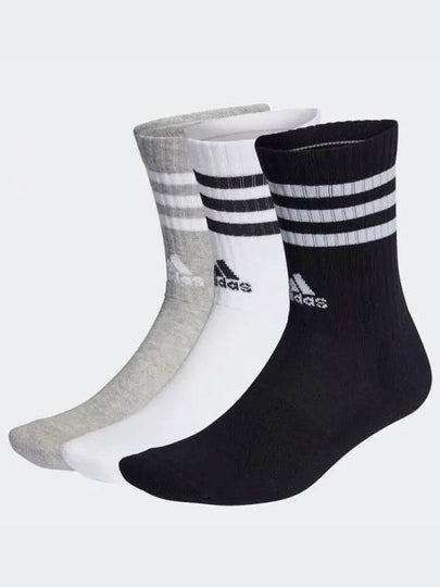 3S Cushion Crew Socks 3 Pairs - ADIDAS - BALAAN 2