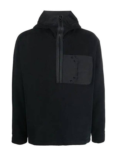 Snap Pocket Hooded Anorak Black - TEN C - BALAAN 2