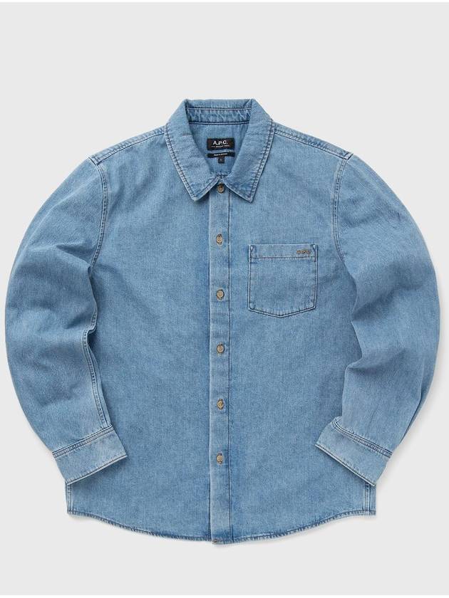 Vittorio Brodee Overshirt Pale Blue - A.P.C. - BALAAN 2