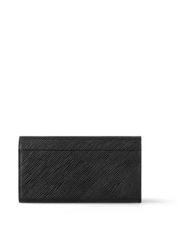 Epi Grain Twist Long Wallet Black - LOUIS VUITTON - BALAAN 8