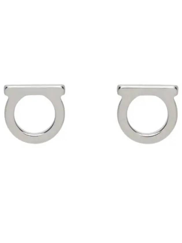 Gancini Earings Silver - SALVATORE FERRAGAMO - BALAAN 2