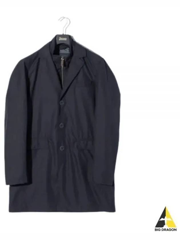 Layered Shell Single Coat Navy - HERNO - BALAAN 2