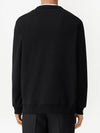 Front Logo Print Sweatshirt Black - BURBERRY - BALAAN 5