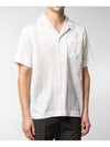 men carlton short sleeve shirt white - DRIES VAN NOTEN - BALAAN 3