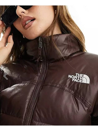 Women's Padded Nuptse Retro Brown Jumper - THE NORTH FACE - BALAAN 2