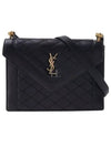 Gabi Quilting Small Lambskin Shoulder Bag Black - SAINT LAURENT - BALAAN 2