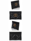 19 Black gold card wallet - CHANEL - BALAAN 9