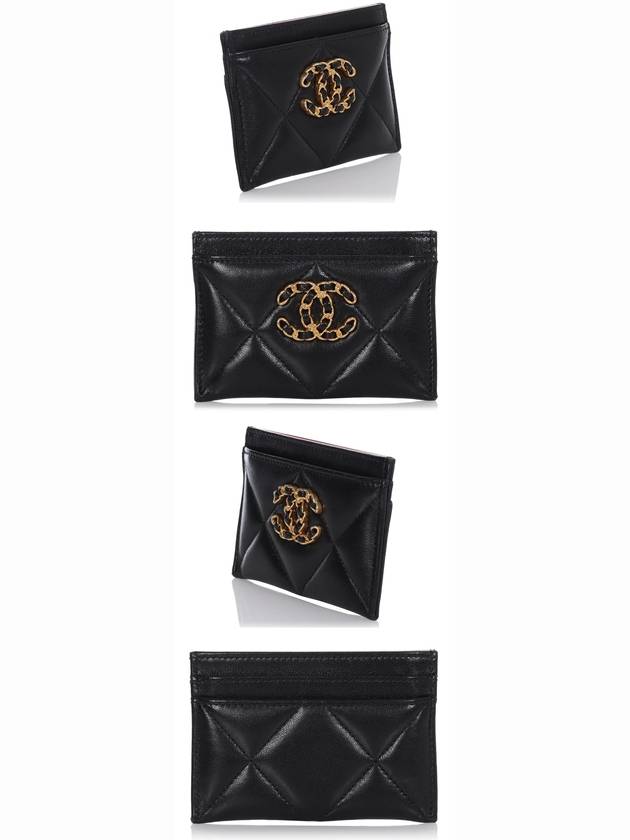 19 Black gold card wallet - CHANEL - BALAAN 9