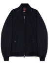 G9 Classic Original Harrington Zip-Up Jacket Dark Navy - BARACUTA - BALAAN 4