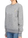 Women's Gold Star Athena Sweatshirt Melange Grey - GOLDEN GOOSE - BALAAN 3