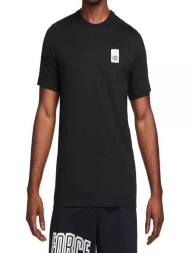 Basketball Short Sleeves T Shirt Black - NIKE - BALAAN 2