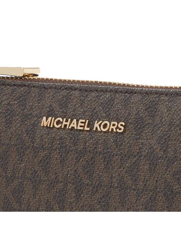 Jet Set Chain Leather Shoulder Bag Brown - MICHAEL KORS - BALAAN 8