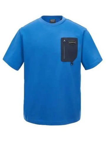 Bavaro Top Blue Men s Training Short Sleeve T Shirt - DUVETICA - BALAAN 1