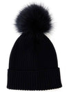 Kids Logo Pom Wool Beanie 3B000 14 M1131 999 - MONCLER - BALAAN 3