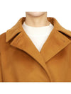 Bcollag Style Wool Single Coat Camel - MAX MARA - BALAAN 11