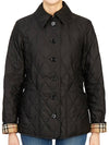 Diamond Quilted Thermoregulated Jacket Black - BURBERRY - BALAAN 4