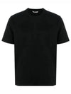 Luster plating short sleeve t shirt black - AURALEE - BALAAN 1