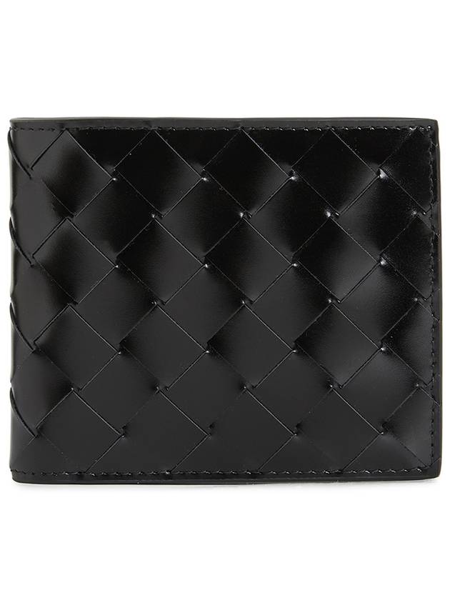 Intrecciato Half Wallet Black - BOTTEGA VENETA - BALAAN 2