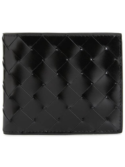 Intrecciato Half Wallet Black - BOTTEGA VENETA - BALAAN 2